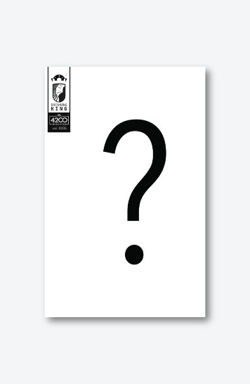 The placeholder front cover of 4200 Characters vol. 0003, which has yet to be announced.